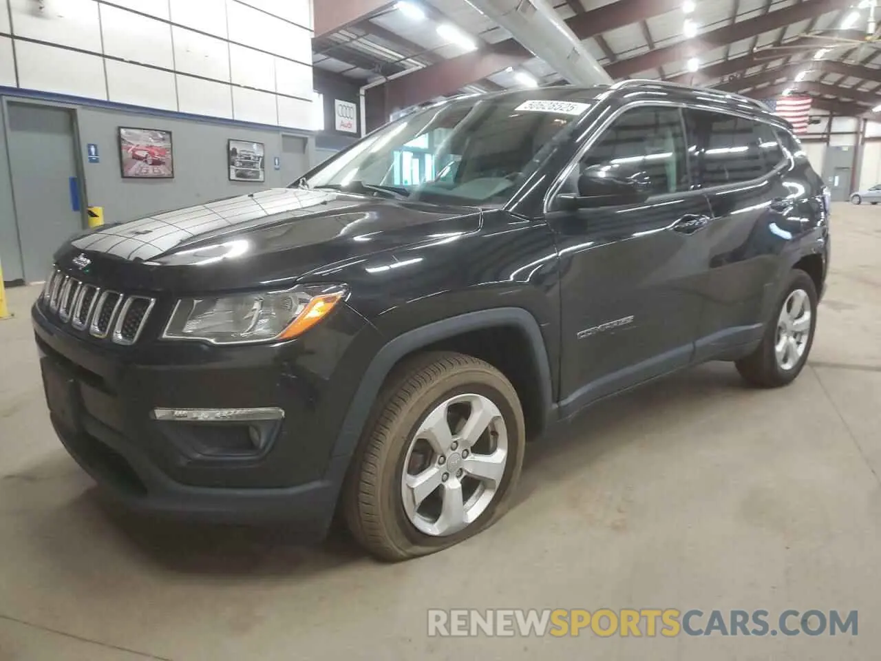 1 fotografías del automóvil dañado 3C4NJDBB0KT593907 JEEP COMPASS 2019