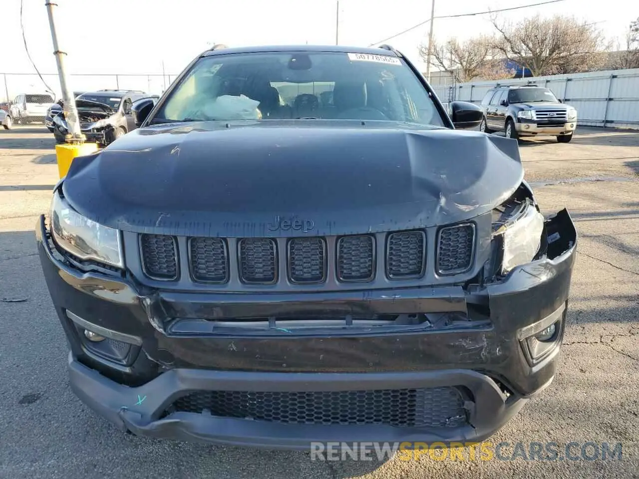 5 fotografías del automóvil dañado 3C4NJDBB0KT622810 JEEP COMPASS 2019