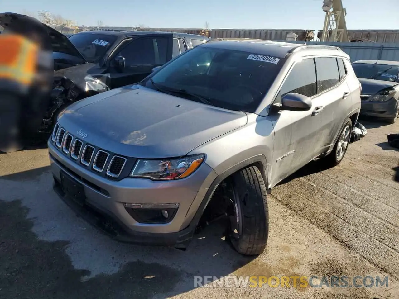 1 fotografías del automóvil dañado 3C4NJDBB1KT675127 JEEP COMPASS 2019