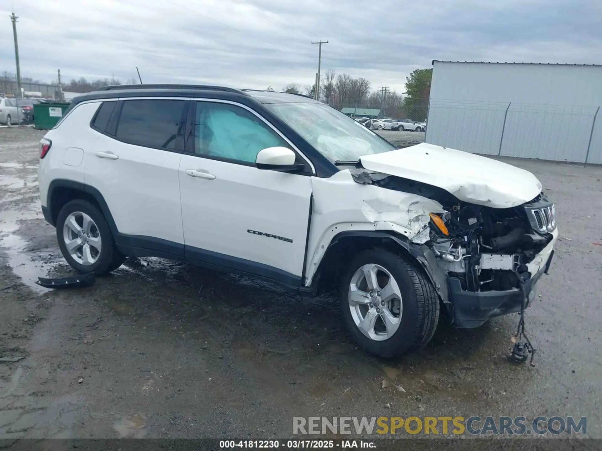 1 fotografías del automóvil dañado 3C4NJDBB1KT761196 JEEP COMPASS 2019
