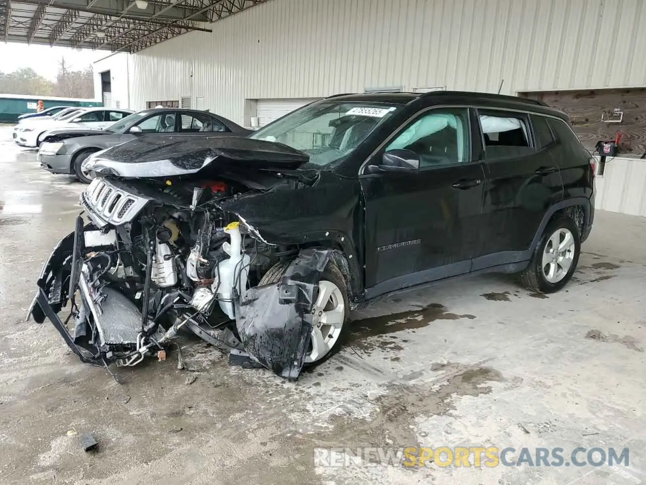 1 fotografías del automóvil dañado 3C4NJDBB2KT646123 JEEP COMPASS 2019