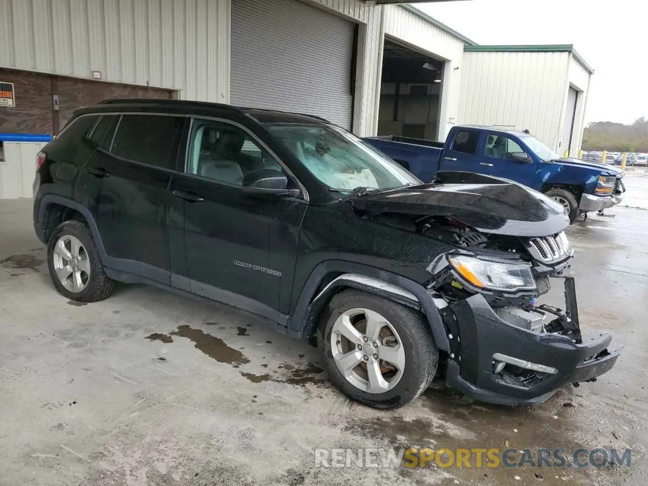 4 fotografías del automóvil dañado 3C4NJDBB2KT646123 JEEP COMPASS 2019