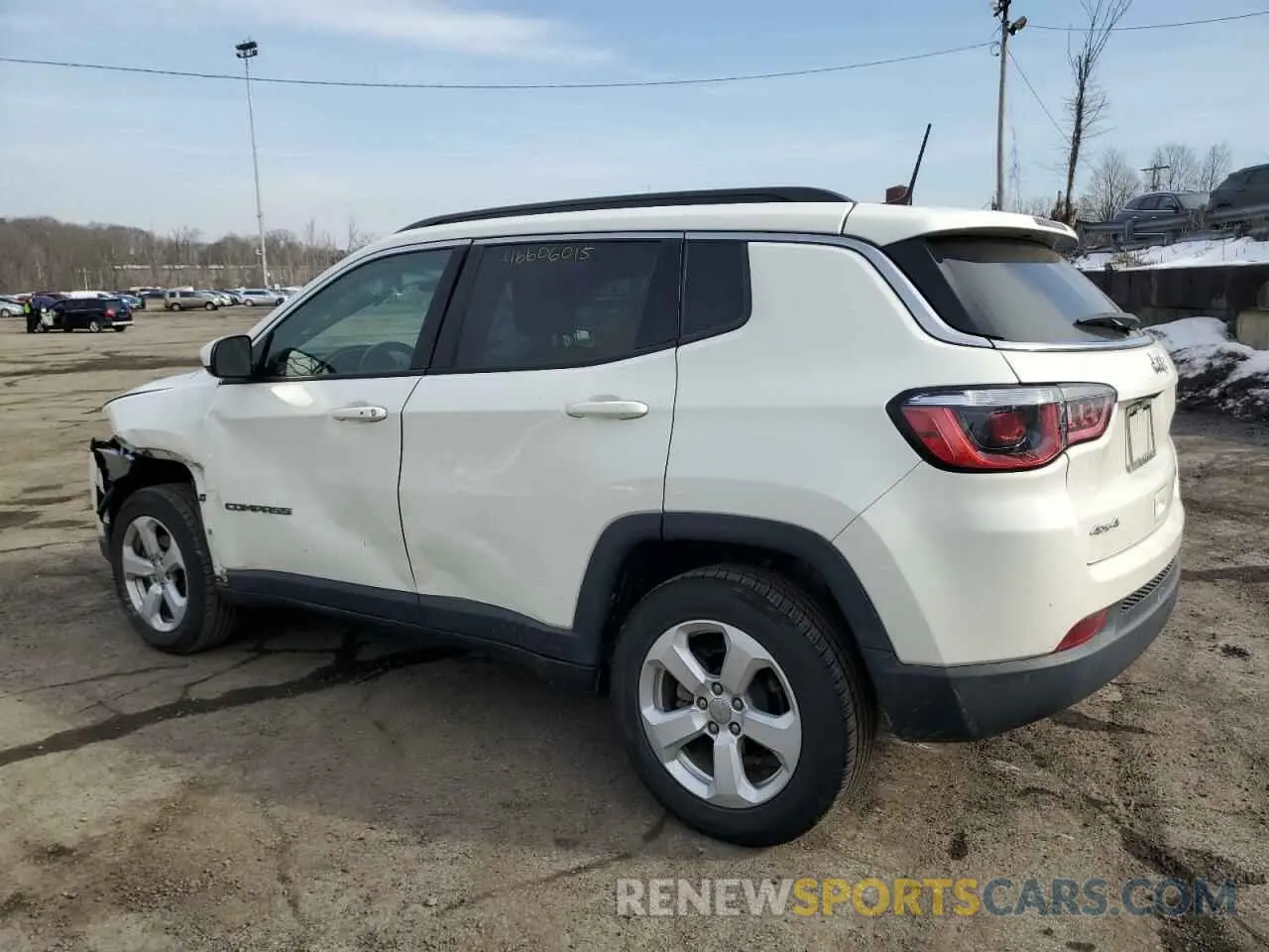 2 fotografías del automóvil dañado 3C4NJDBB2KT678506 JEEP COMPASS 2019