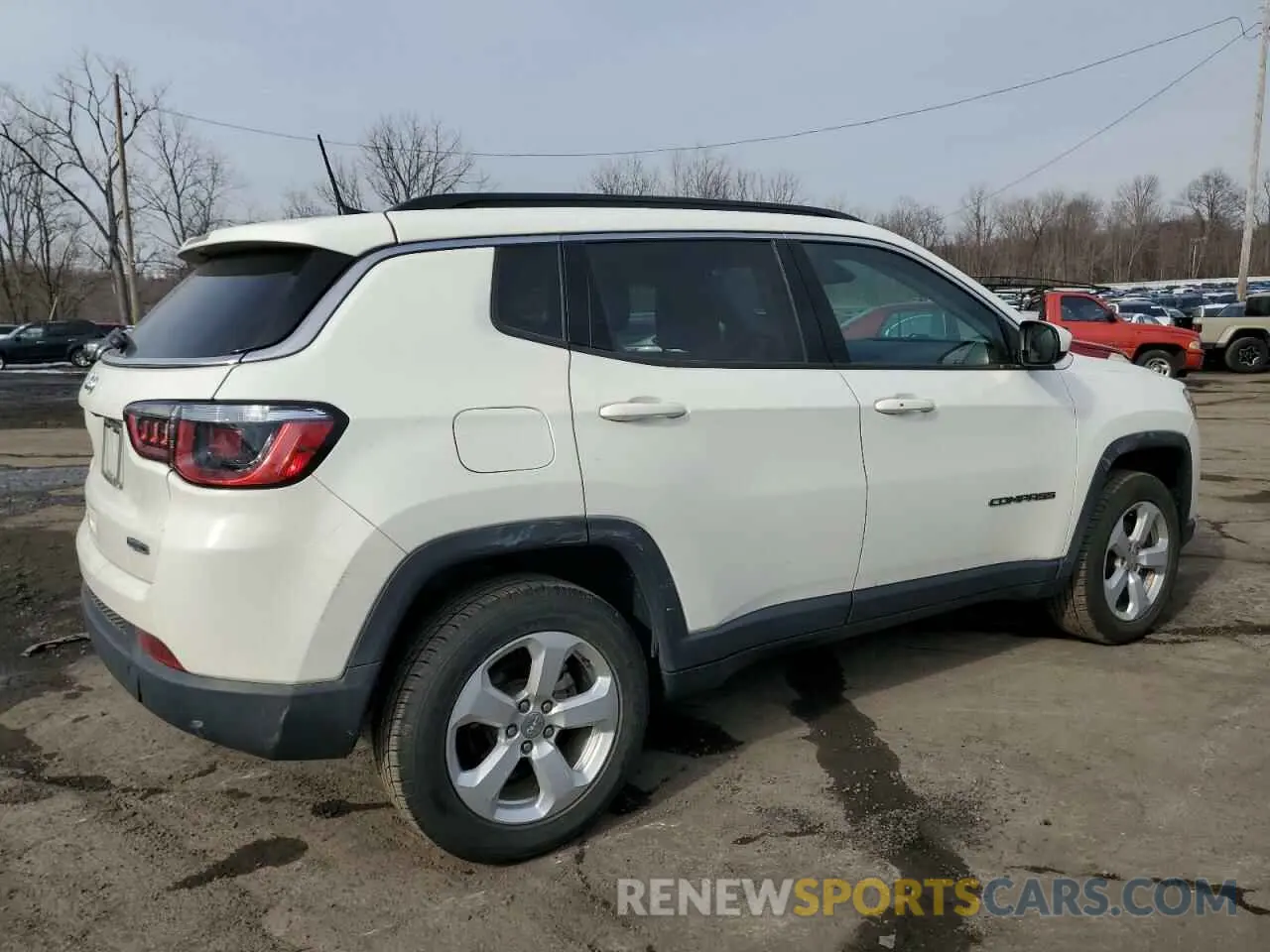 3 fotografías del automóvil dañado 3C4NJDBB2KT678506 JEEP COMPASS 2019