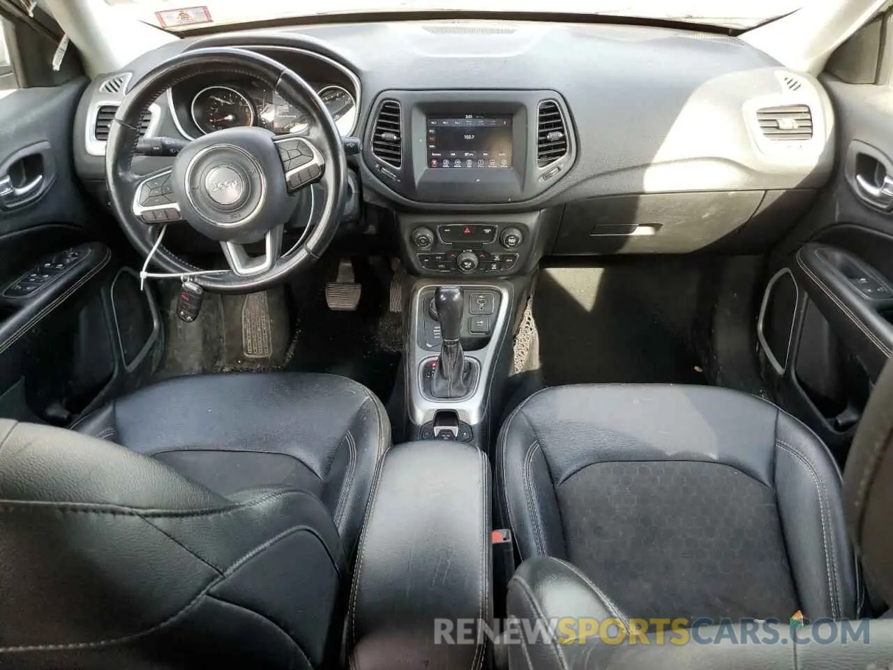 8 fotografías del automóvil dañado 3C4NJDBB2KT678506 JEEP COMPASS 2019