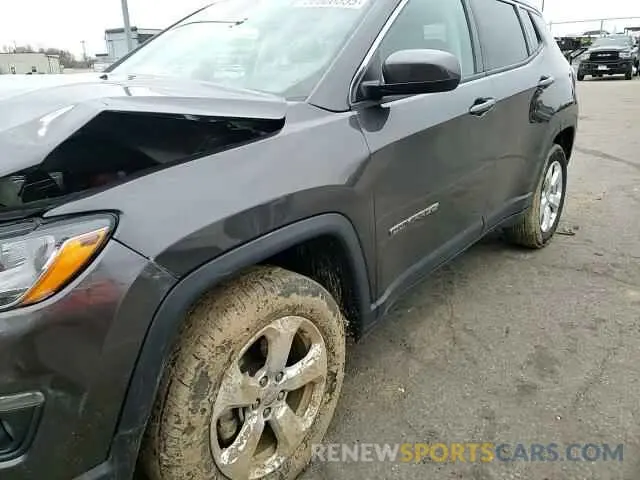 11 fotografías del automóvil dañado 3C4NJDBB2KT734797 JEEP COMPASS 2019