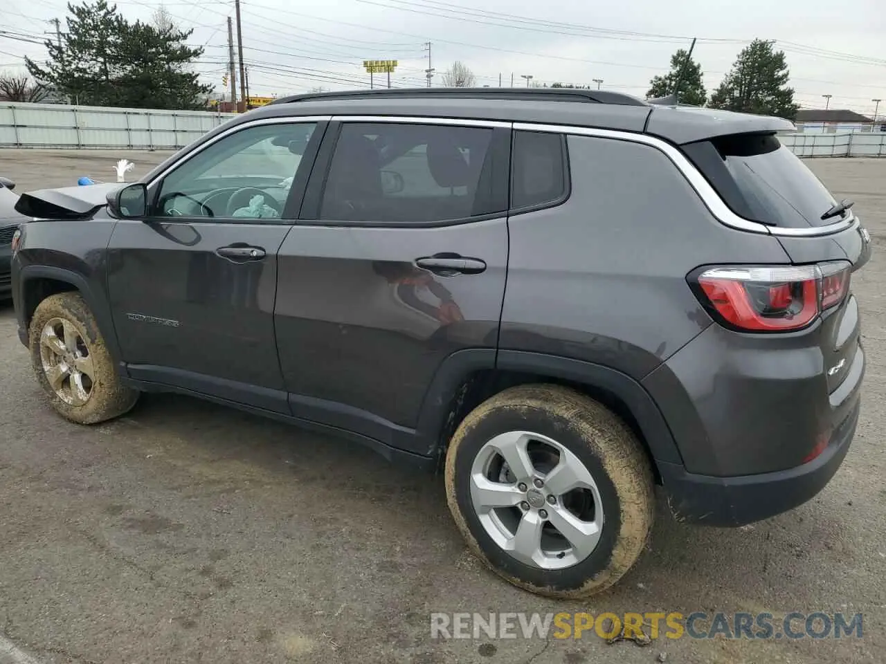 2 fotografías del automóvil dañado 3C4NJDBB2KT734797 JEEP COMPASS 2019