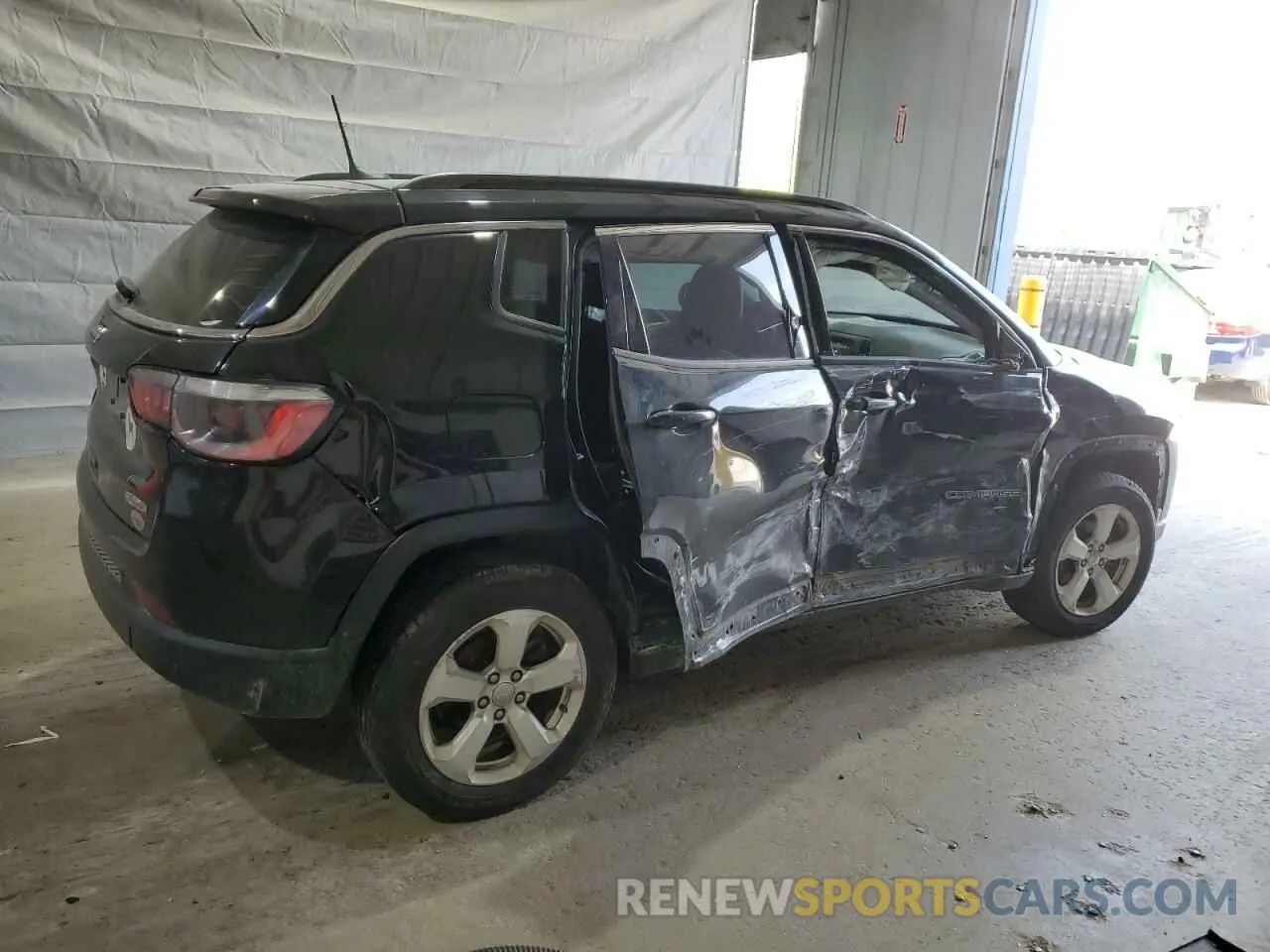 3 fotografías del automóvil dañado 3C4NJDBB2KT786690 JEEP COMPASS 2019