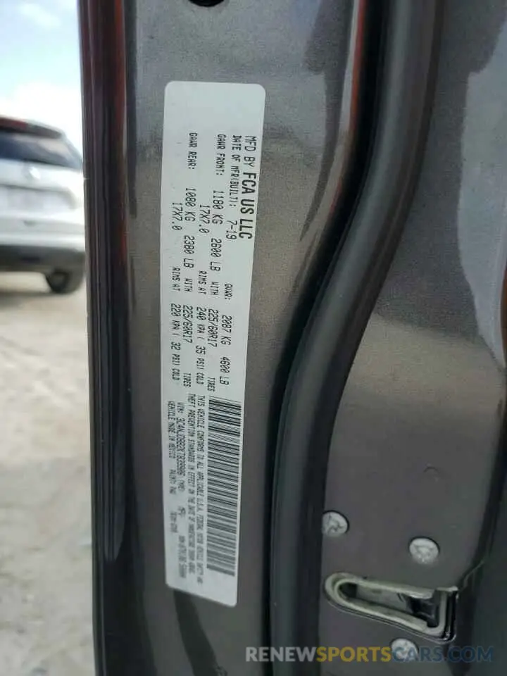 14 fotografías del automóvil dañado 3C4NJDBB2KT839906 JEEP COMPASS 2019