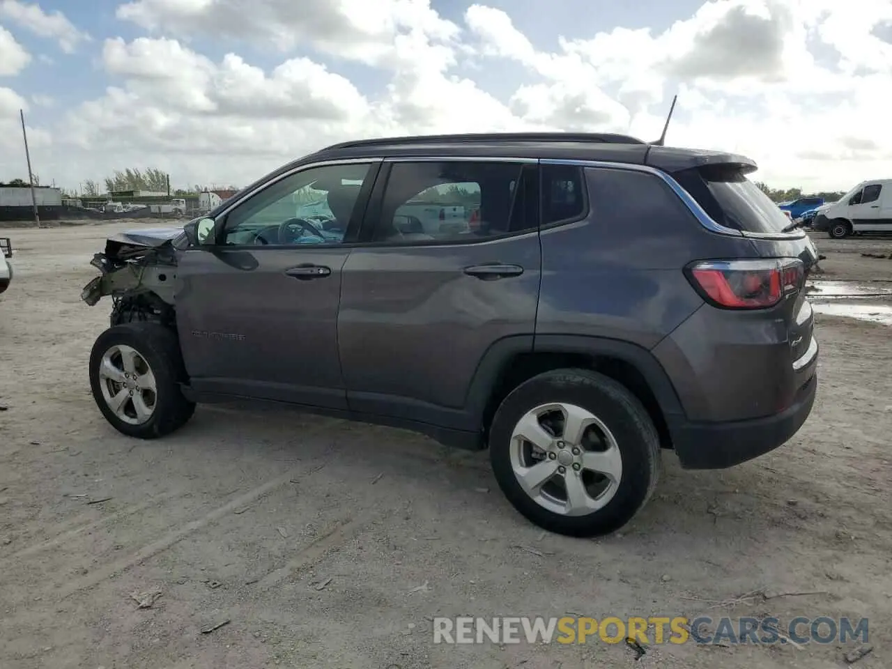 2 fotografías del automóvil dañado 3C4NJDBB2KT839906 JEEP COMPASS 2019