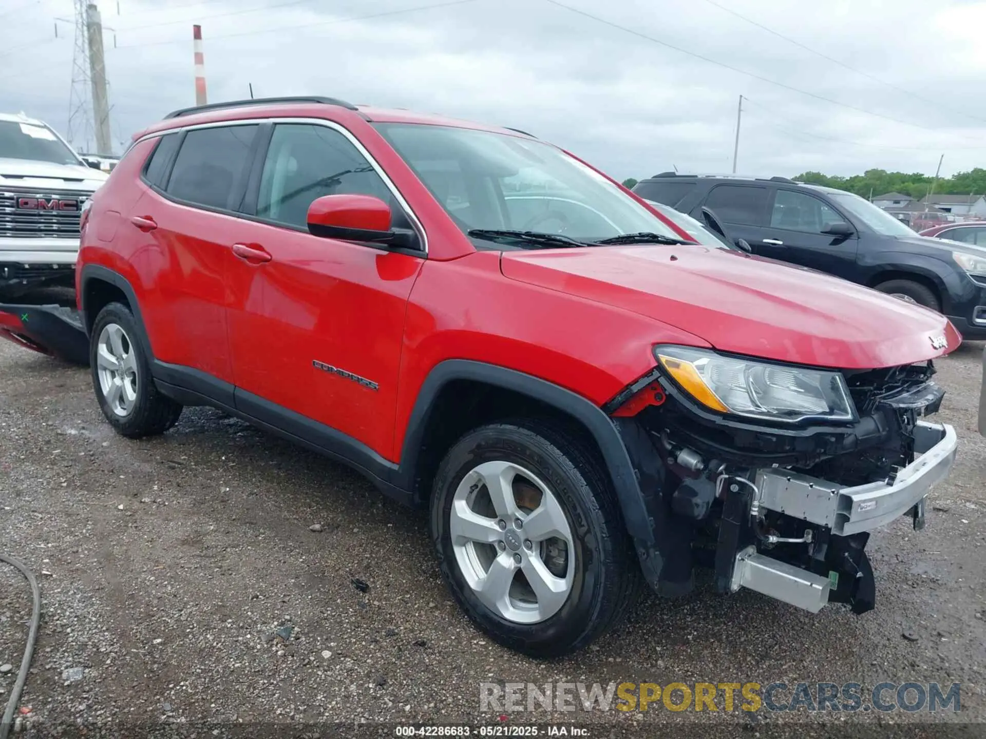 1 fotografías del automóvil dañado 3C4NJDBB3KT595330 JEEP COMPASS 2019