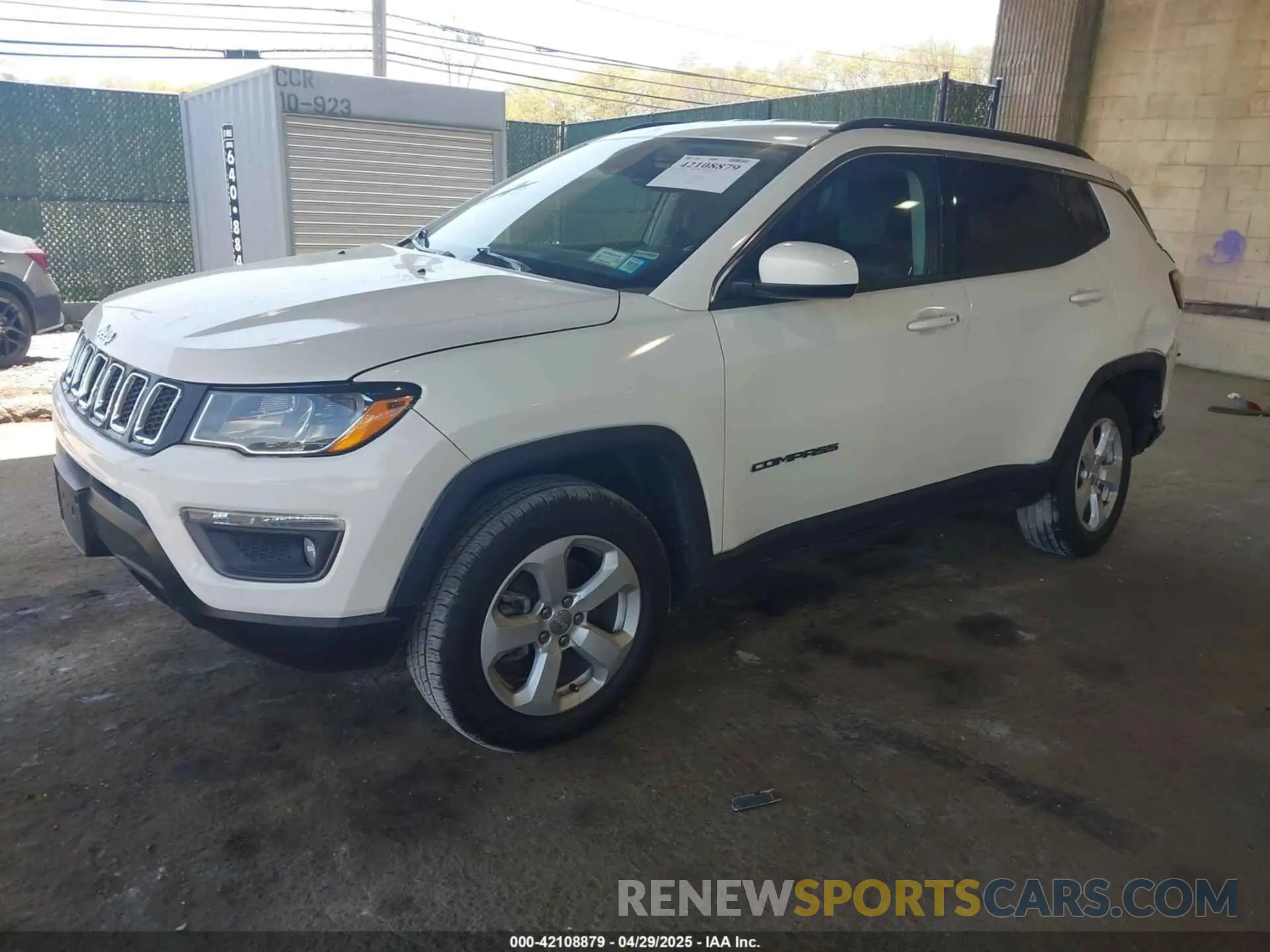 2 fotografías del automóvil dañado 3C4NJDBB3KT654263 JEEP COMPASS 2019