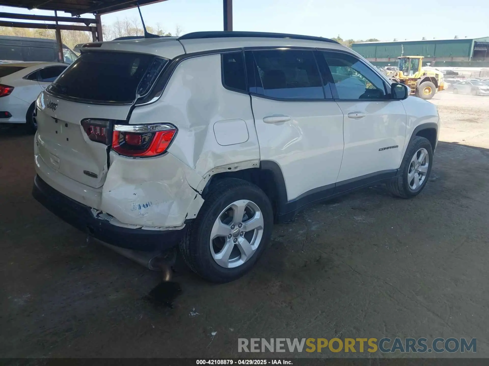 4 fotografías del automóvil dañado 3C4NJDBB3KT654263 JEEP COMPASS 2019