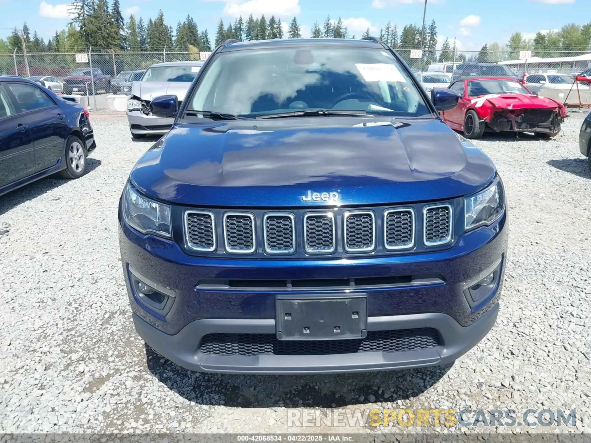 13 fotografías del automóvil dañado 3C4NJDBB3KT846931 JEEP COMPASS 2019
