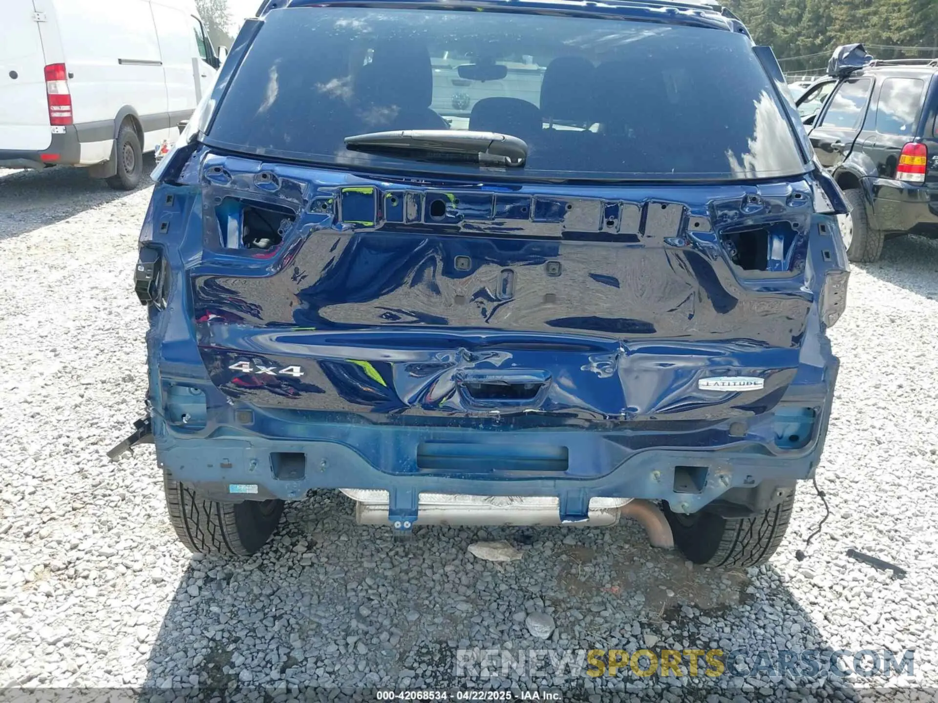 6 fotografías del automóvil dañado 3C4NJDBB3KT846931 JEEP COMPASS 2019