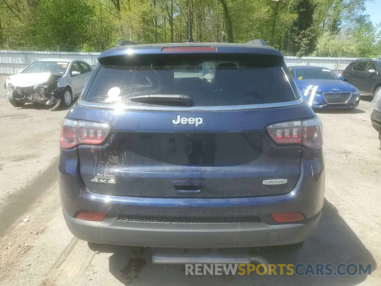6 fotografías del automóvil dañado 3C4NJDBB4KT629291 JEEP COMPASS 2019