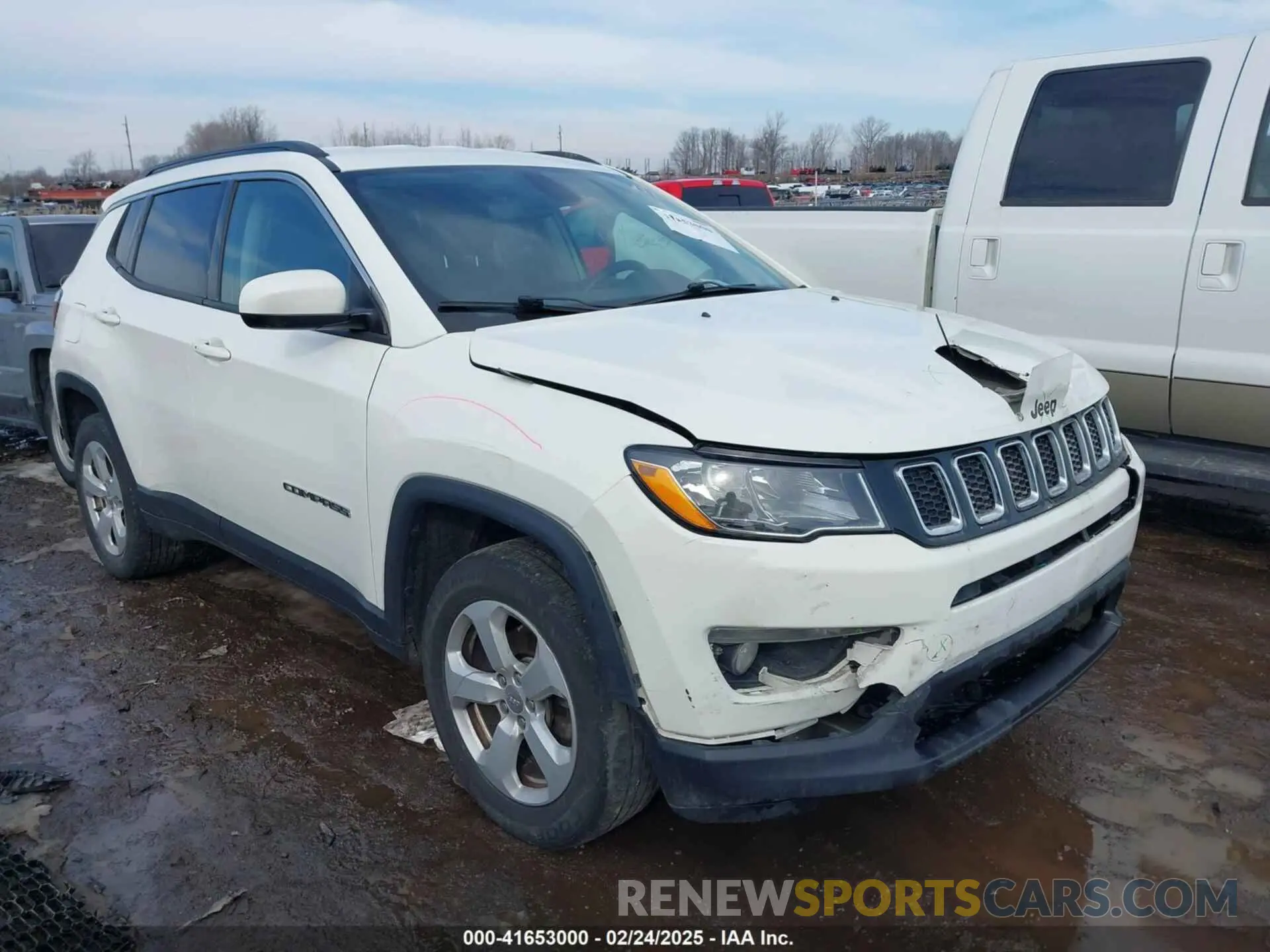 1 fotografías del automóvil dañado 3C4NJDBB4KT656734 JEEP COMPASS 2019