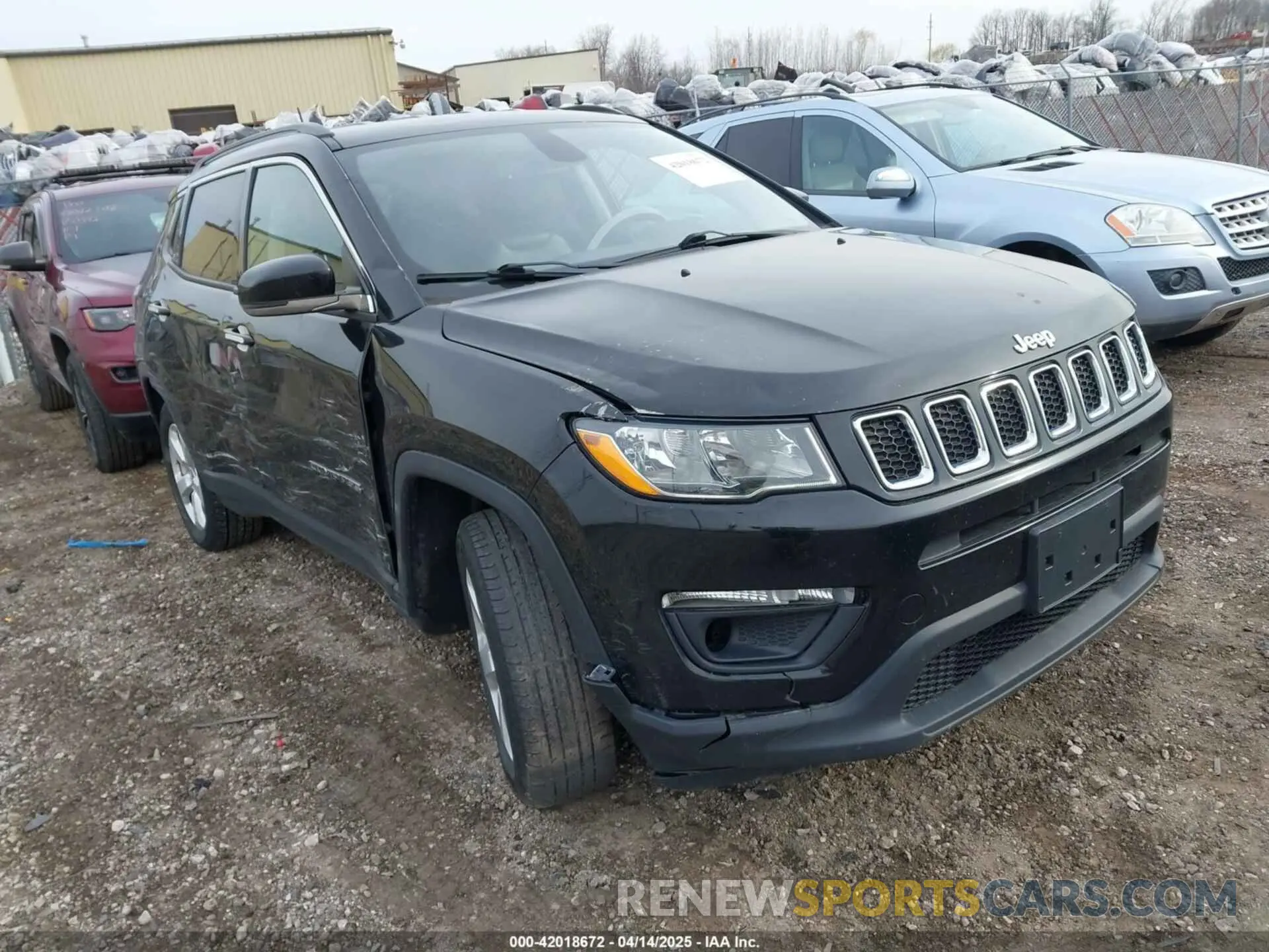 1 fotografías del automóvil dañado 3C4NJDBB4KT733568 JEEP COMPASS 2019