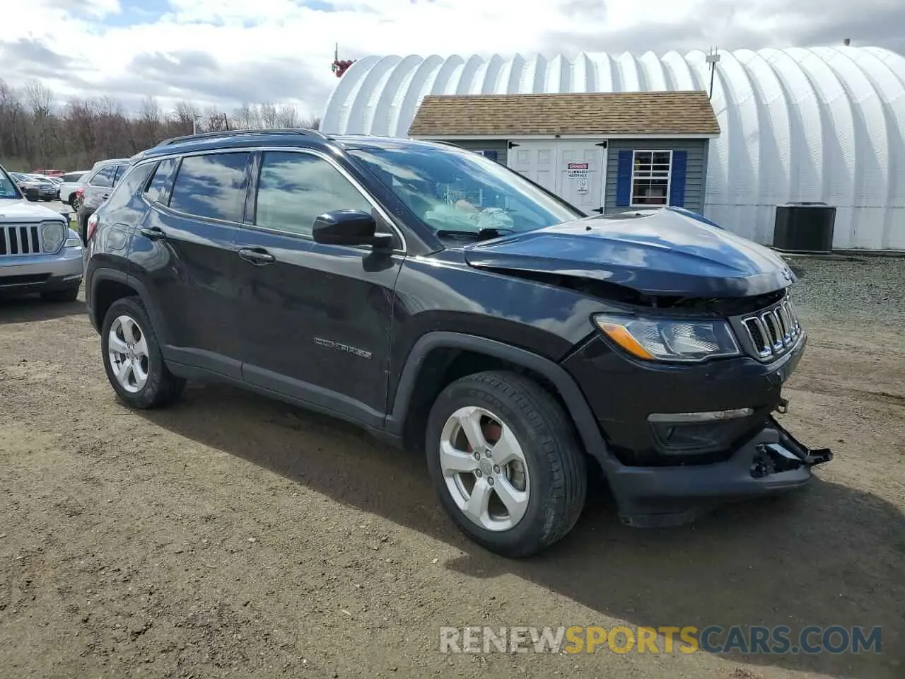 4 fotografías del automóvil dañado 3C4NJDBB5KT767907 JEEP COMPASS 2019