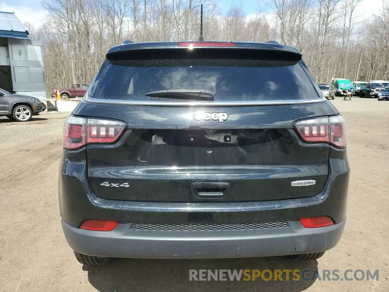 6 fotografías del automóvil dañado 3C4NJDBB5KT767907 JEEP COMPASS 2019