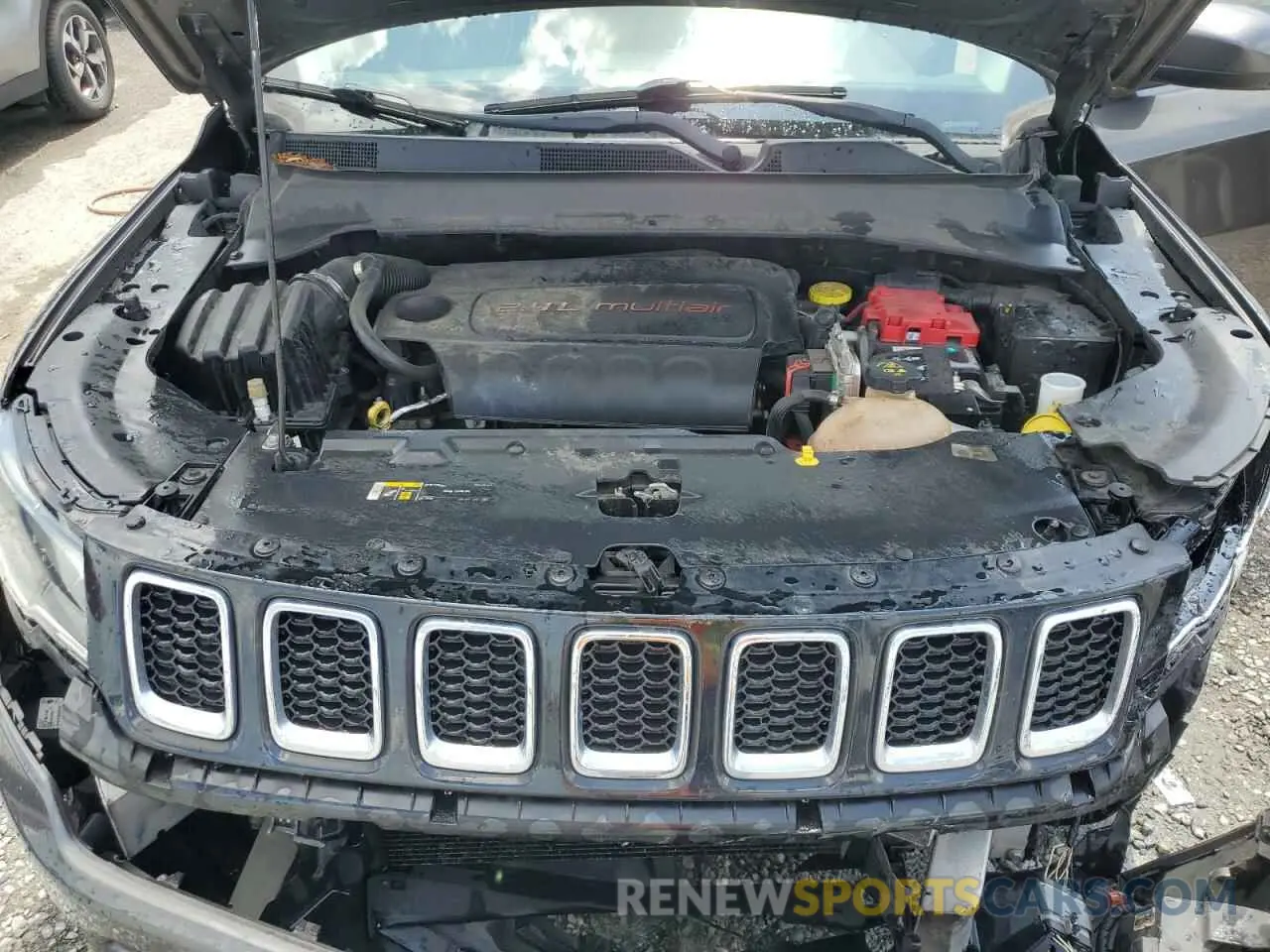 12 fotografías del automóvil dañado 3C4NJDBB6KT650403 JEEP COMPASS 2019