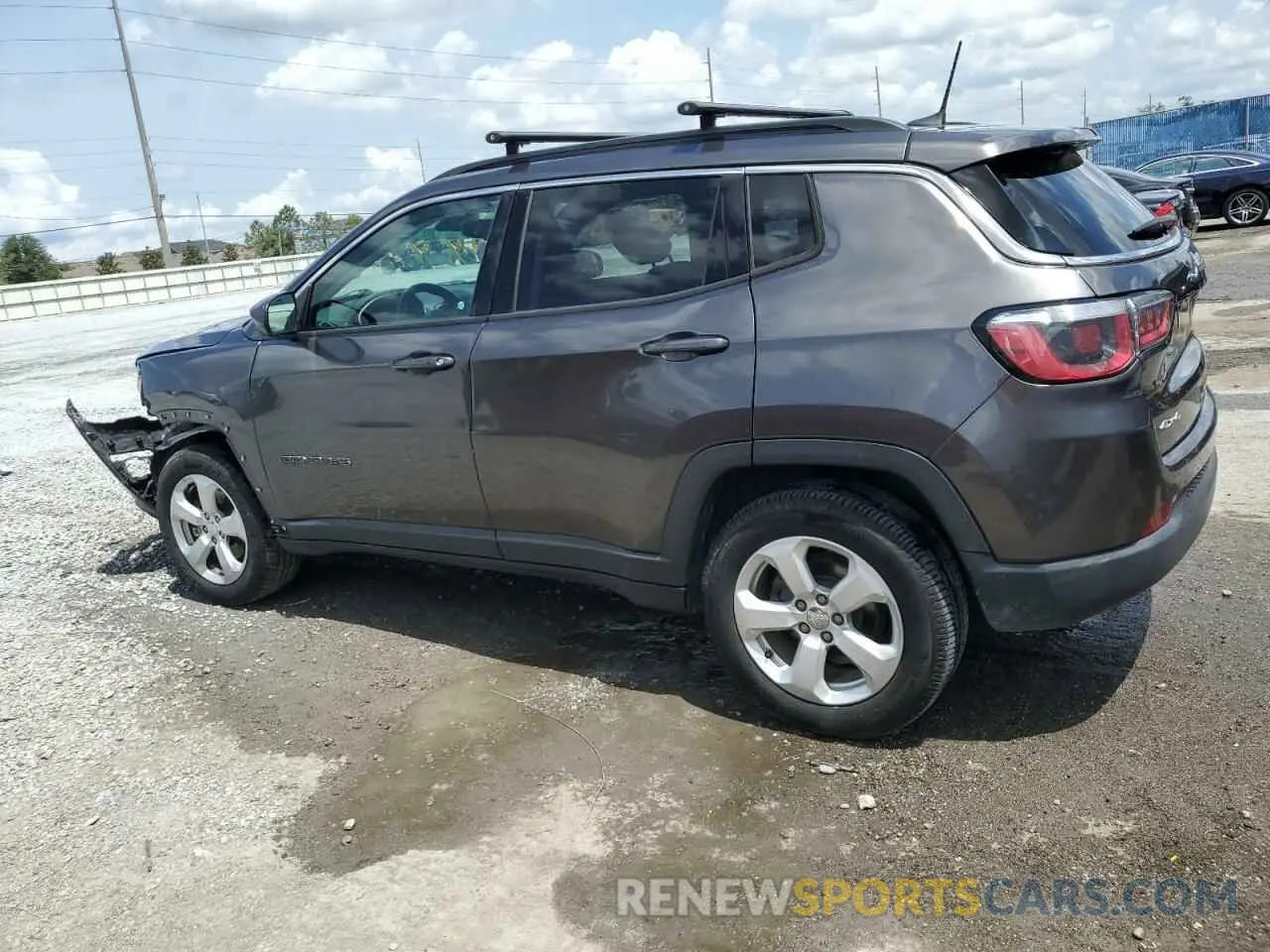 2 fotografías del automóvil dañado 3C4NJDBB6KT650403 JEEP COMPASS 2019