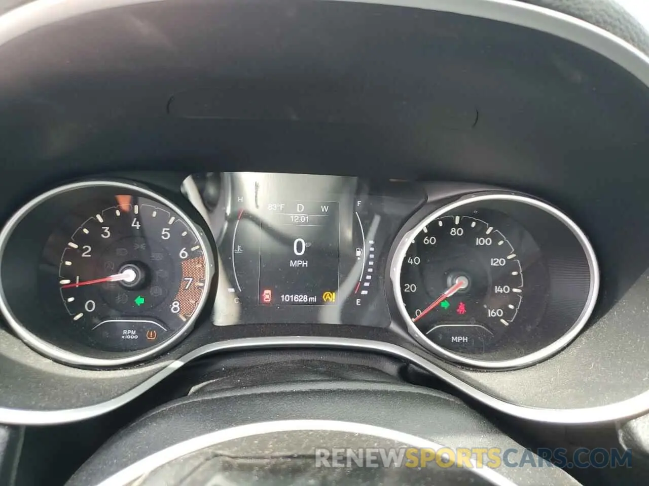 9 fotografías del automóvil dañado 3C4NJDBB6KT650403 JEEP COMPASS 2019
