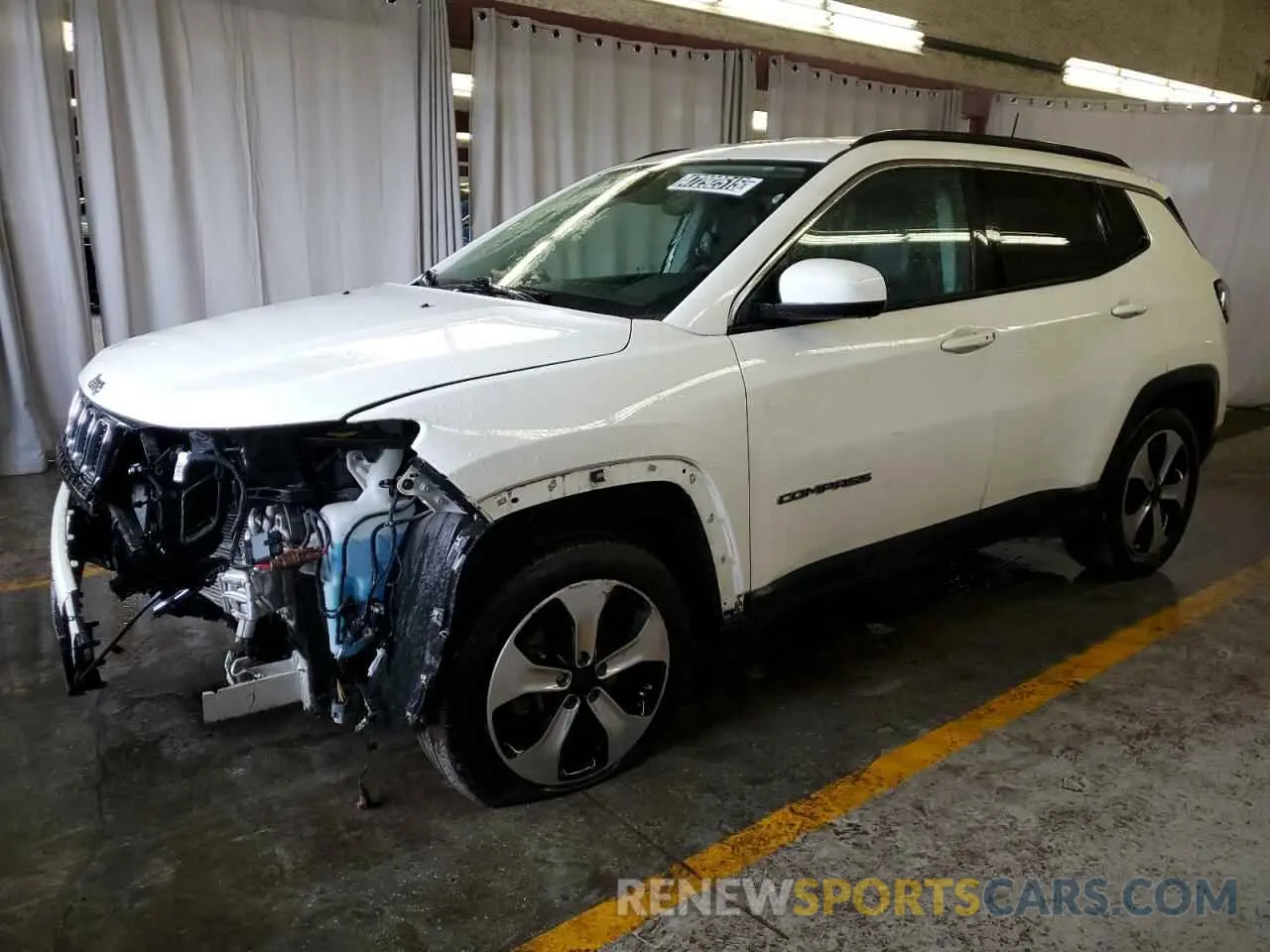 1 fotografías del automóvil dañado 3C4NJDBB6KT729375 JEEP COMPASS 2019