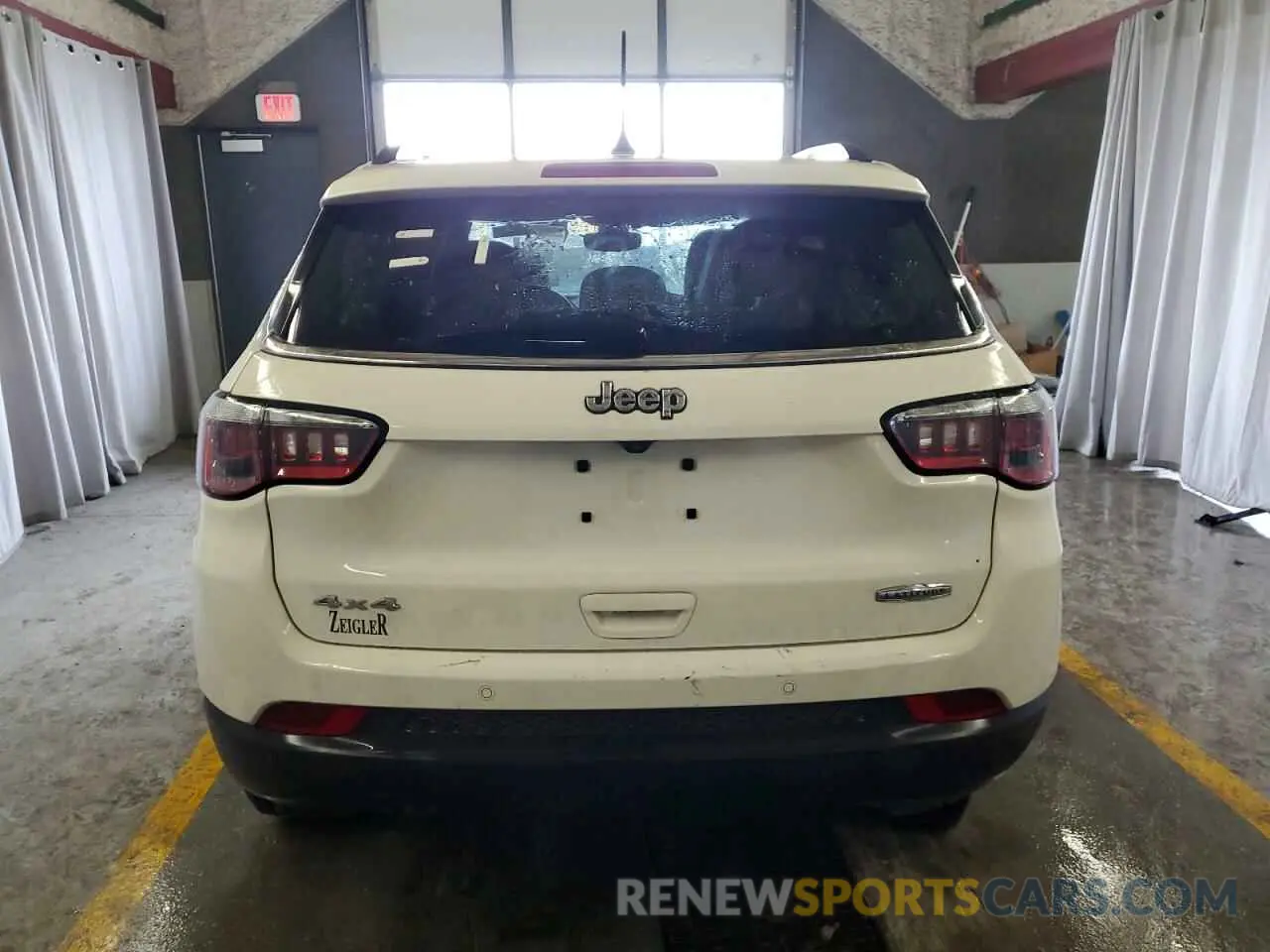 6 fotografías del automóvil dañado 3C4NJDBB6KT729375 JEEP COMPASS 2019