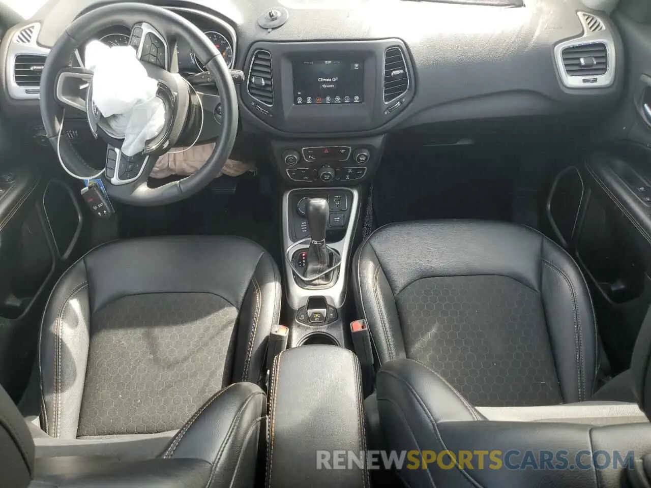 8 fotografías del automóvil dañado 3C4NJDBB6KT729375 JEEP COMPASS 2019