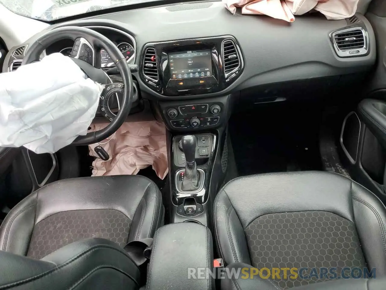 8 fotografías del automóvil dañado 3C4NJDBB6KT781301 JEEP COMPASS 2019