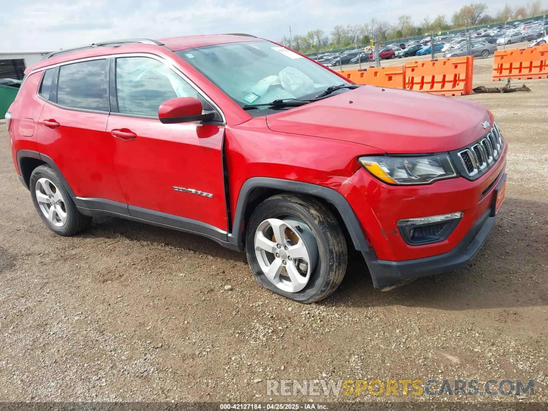 1 fotografías del automóvil dañado 3C4NJDBB6KT849953 JEEP COMPASS 2019