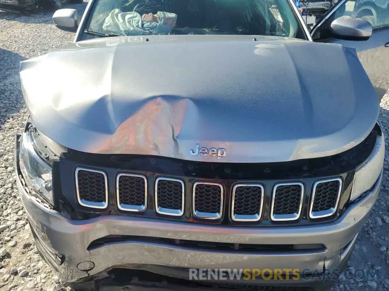 12 fotografías del automóvil dañado 3C4NJDBB7KT849802 JEEP COMPASS 2019