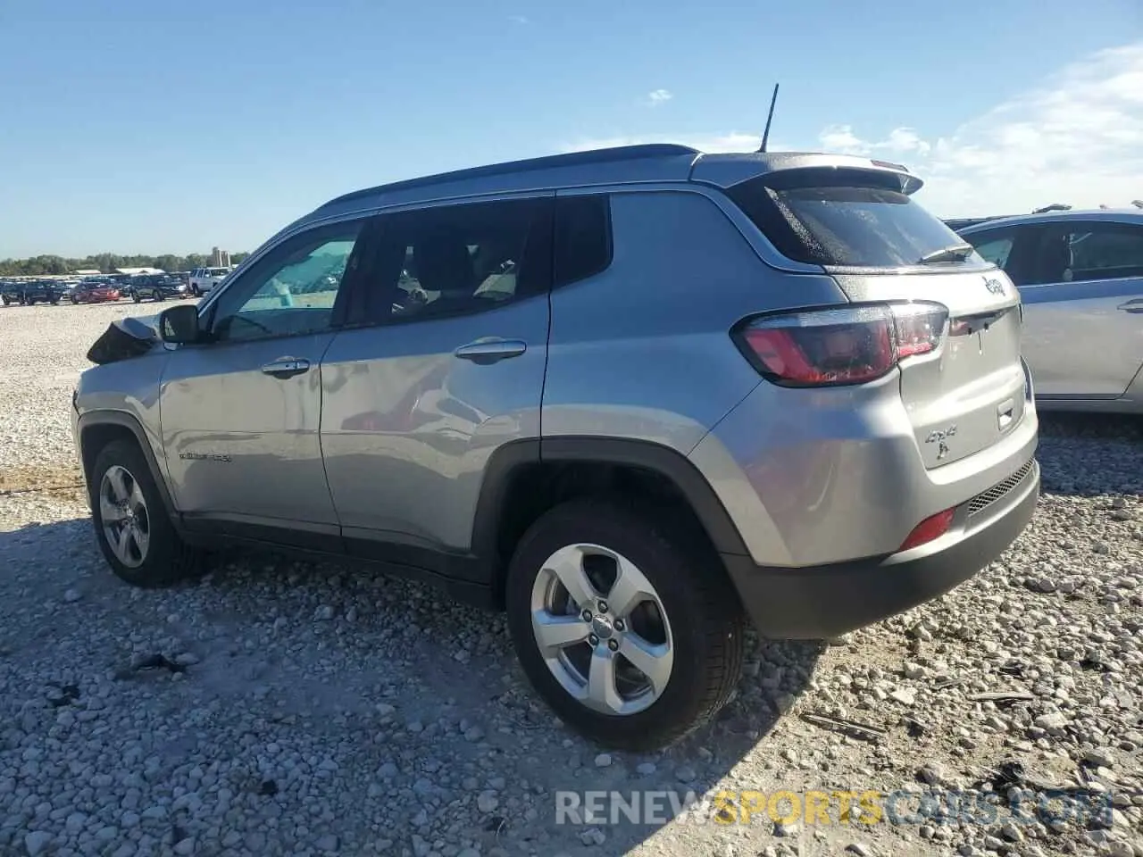 2 fotografías del automóvil dañado 3C4NJDBB7KT849802 JEEP COMPASS 2019