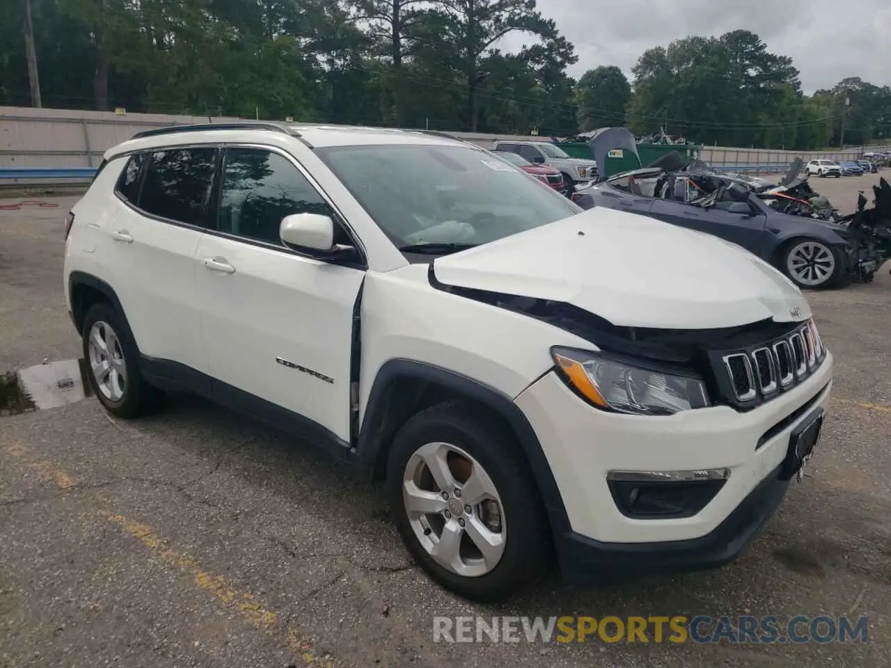 4 fotografías del automóvil dañado 3C4NJDBB8KT760837 JEEP COMPASS 2019