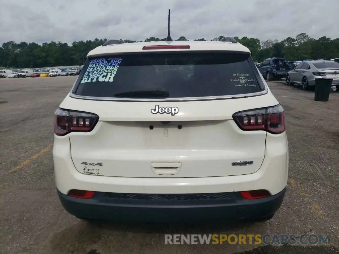 6 fotografías del automóvil dañado 3C4NJDBB8KT760837 JEEP COMPASS 2019