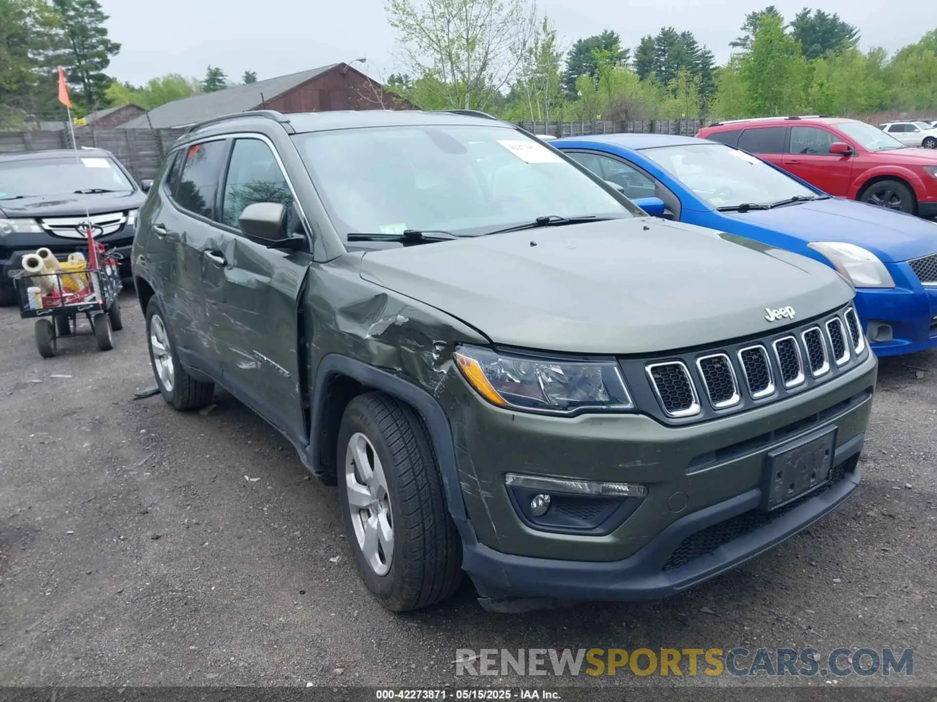 13 fotografías del automóvil dañado 3C4NJDBB8KT828747 JEEP COMPASS 2019