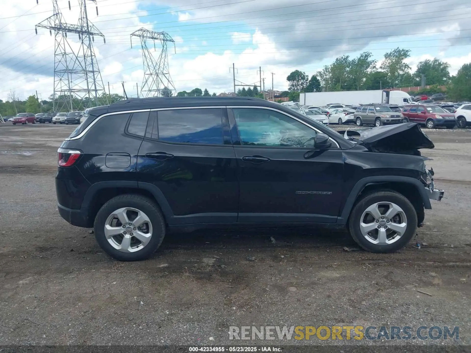 14 fotografías del automóvil dañado 3C4NJDBB8KT834306 JEEP COMPASS 2019