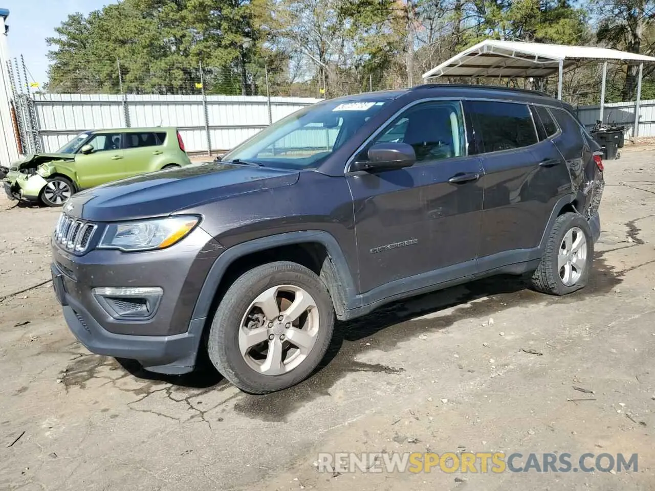 1 fotografías del automóvil dañado 3C4NJDBB8KT836234 JEEP COMPASS 2019