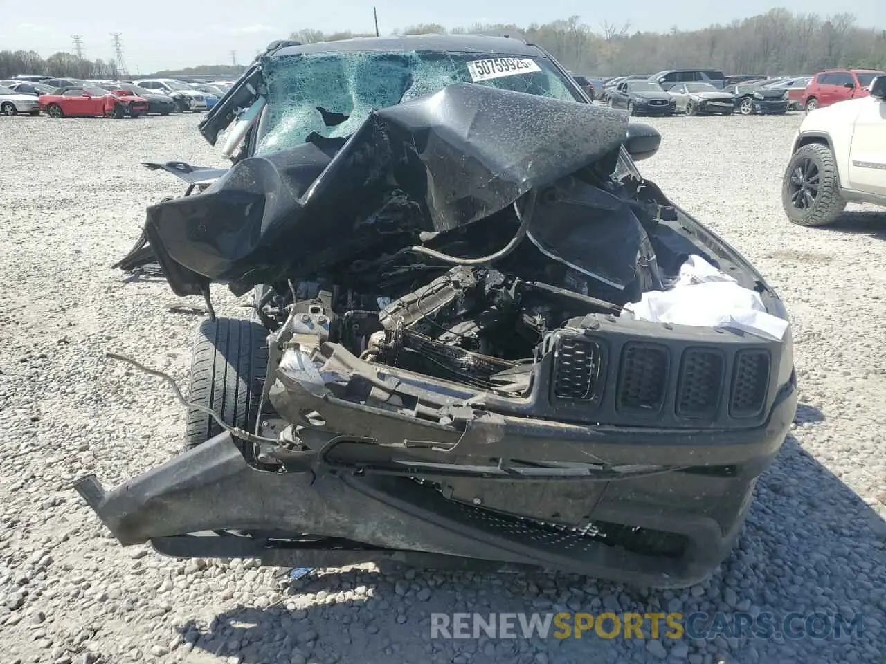 5 fotografías del automóvil dañado 3C4NJDBB9KT602264 JEEP COMPASS 2019