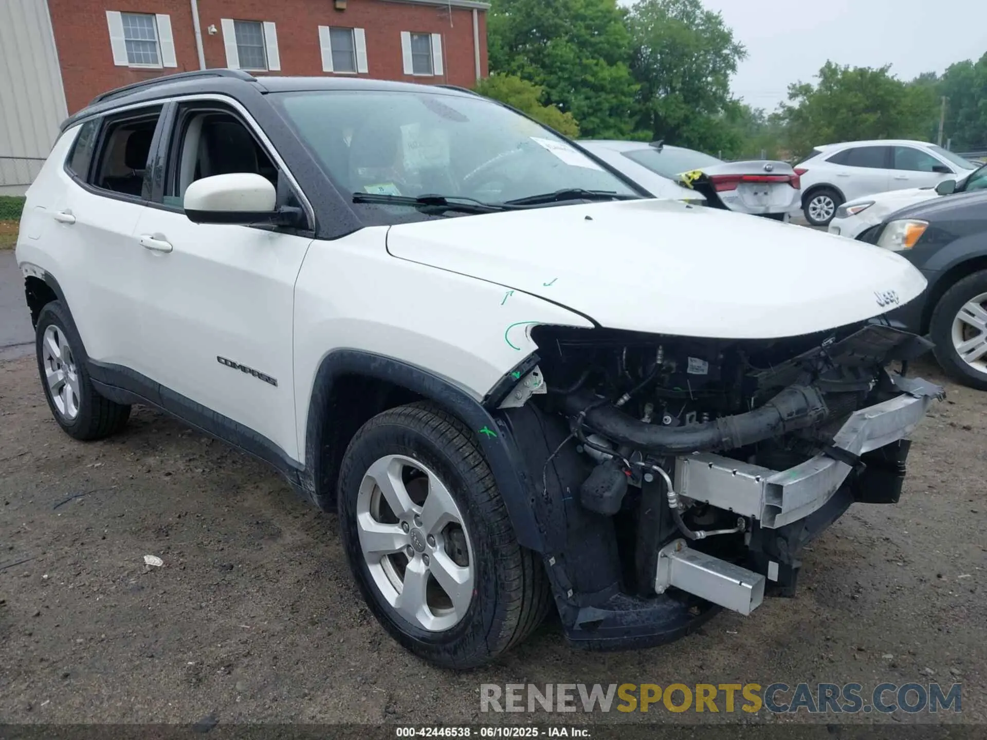 1 fotografías del automóvil dañado 3C4NJDBB9KT834332 JEEP COMPASS 2019