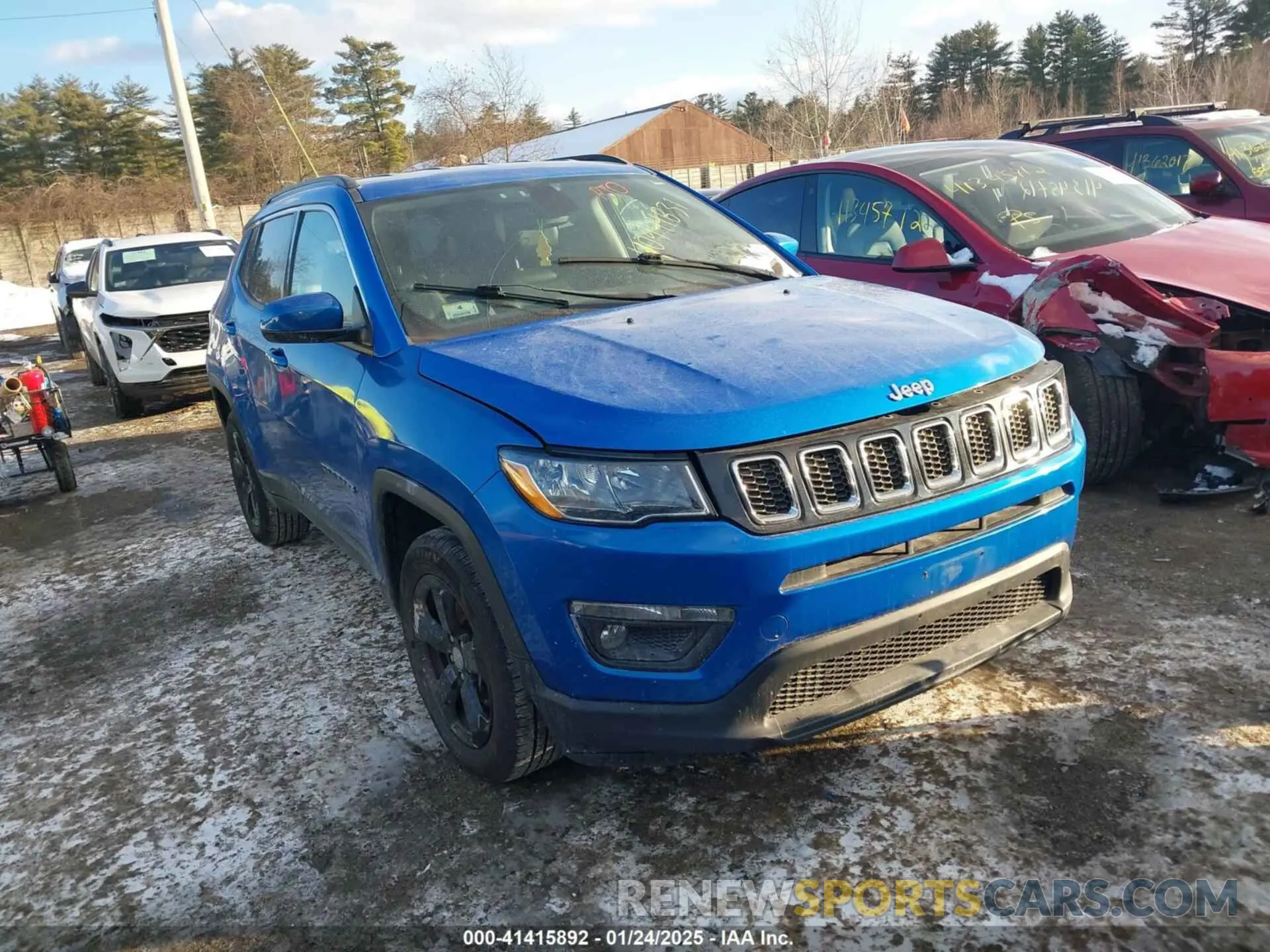 1 fotografías del automóvil dañado 3C4NJDBBXKT596958 JEEP COMPASS 2019