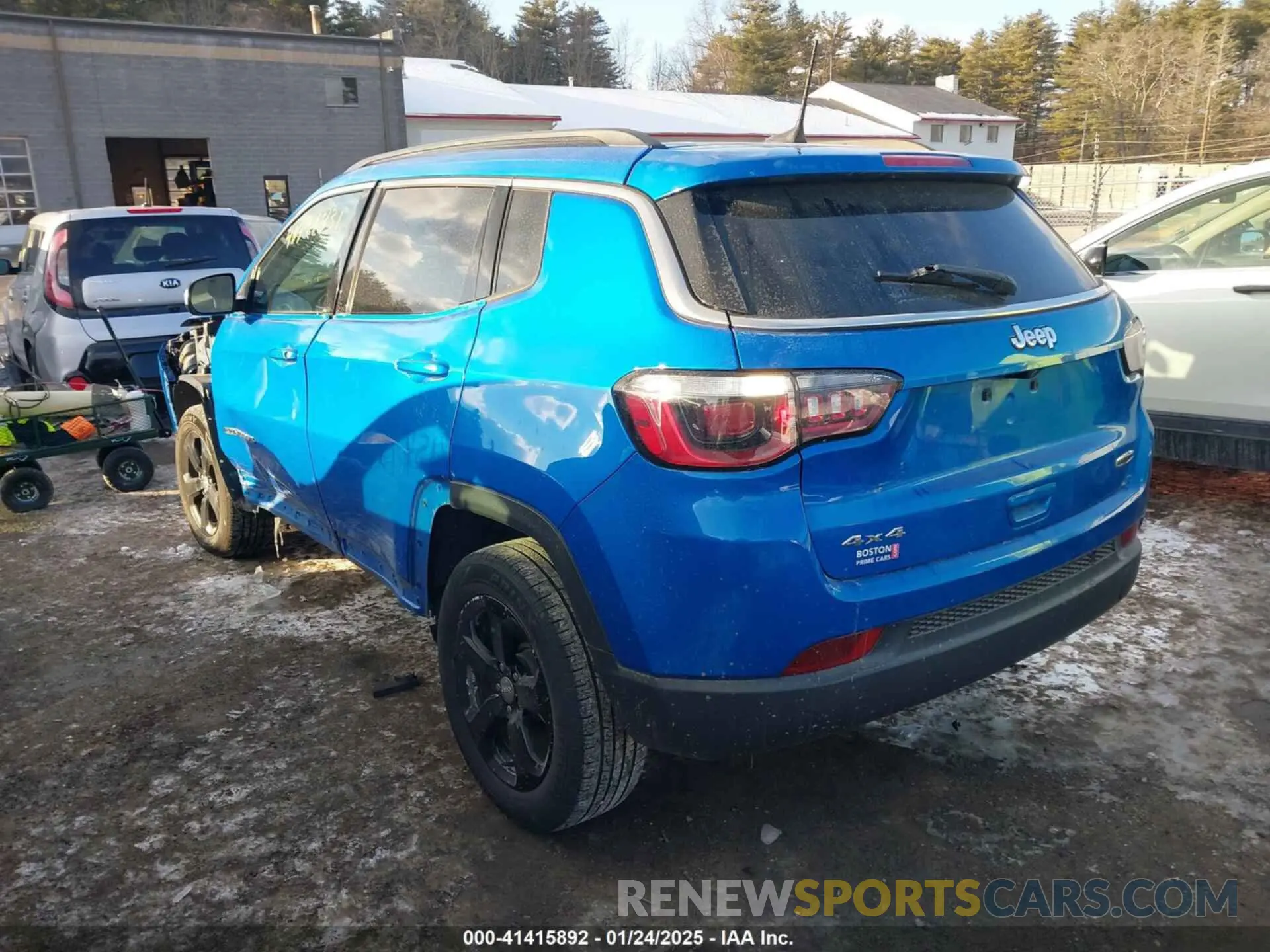 3 fotografías del automóvil dañado 3C4NJDBBXKT596958 JEEP COMPASS 2019