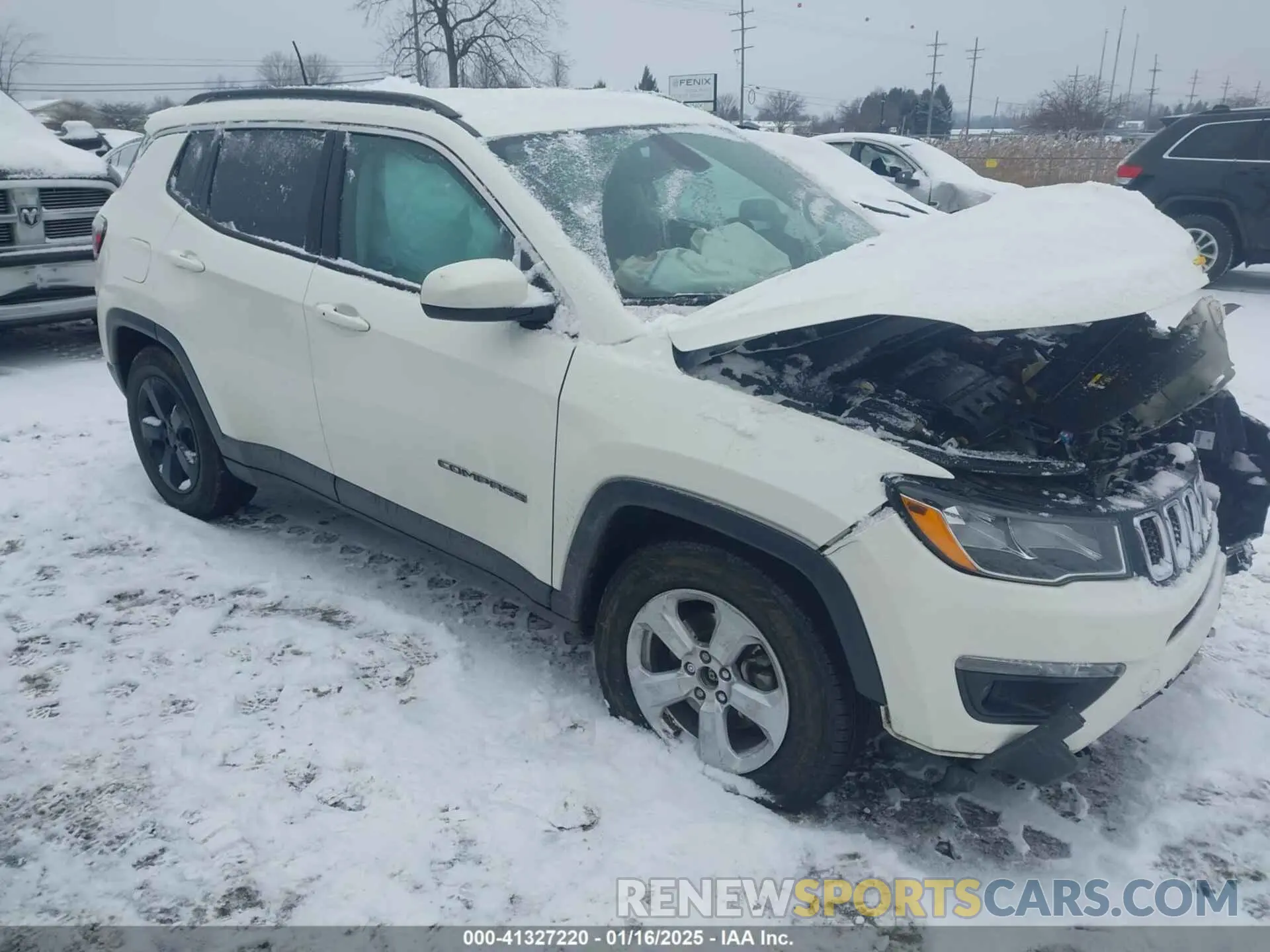 1 fotografías del automóvil dañado 3C4NJDBBXKT647665 JEEP COMPASS 2019