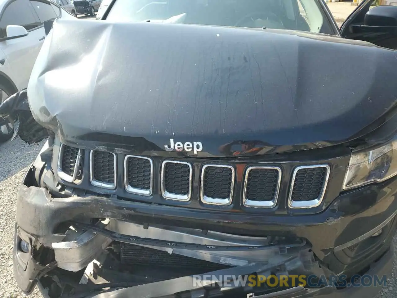 12 fotografías del automóvil dañado 3C4NJDBBXKT672503 JEEP COMPASS 2019