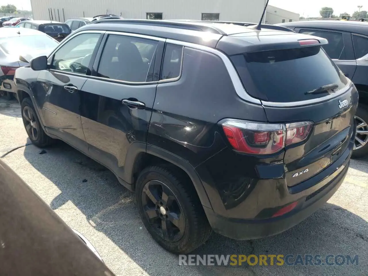 2 fotografías del automóvil dañado 3C4NJDBBXKT672503 JEEP COMPASS 2019
