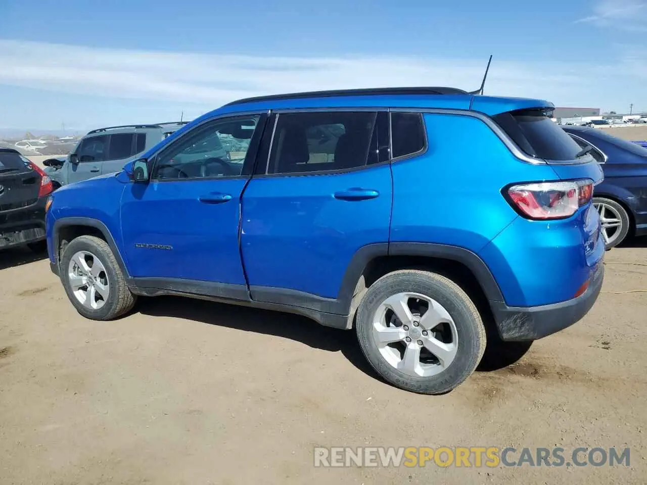 2 fotografías del automóvil dañado 3C4NJDBBXKT806569 JEEP COMPASS 2019