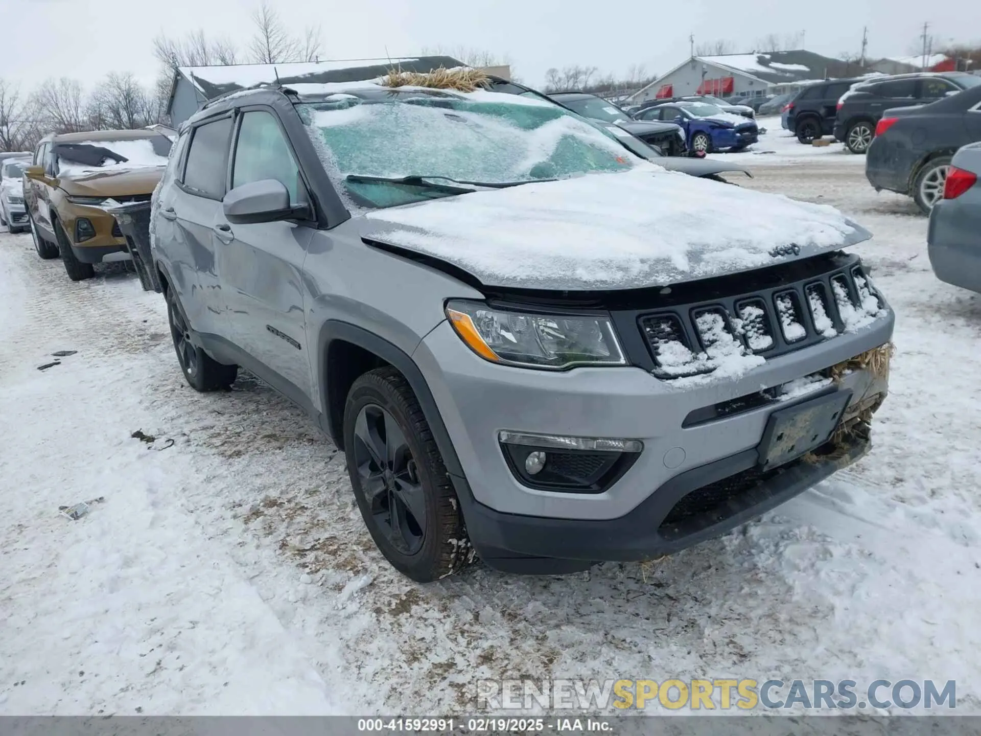 1 fotografías del automóvil dañado 3C4NJDBBXKT840382 JEEP COMPASS 2019