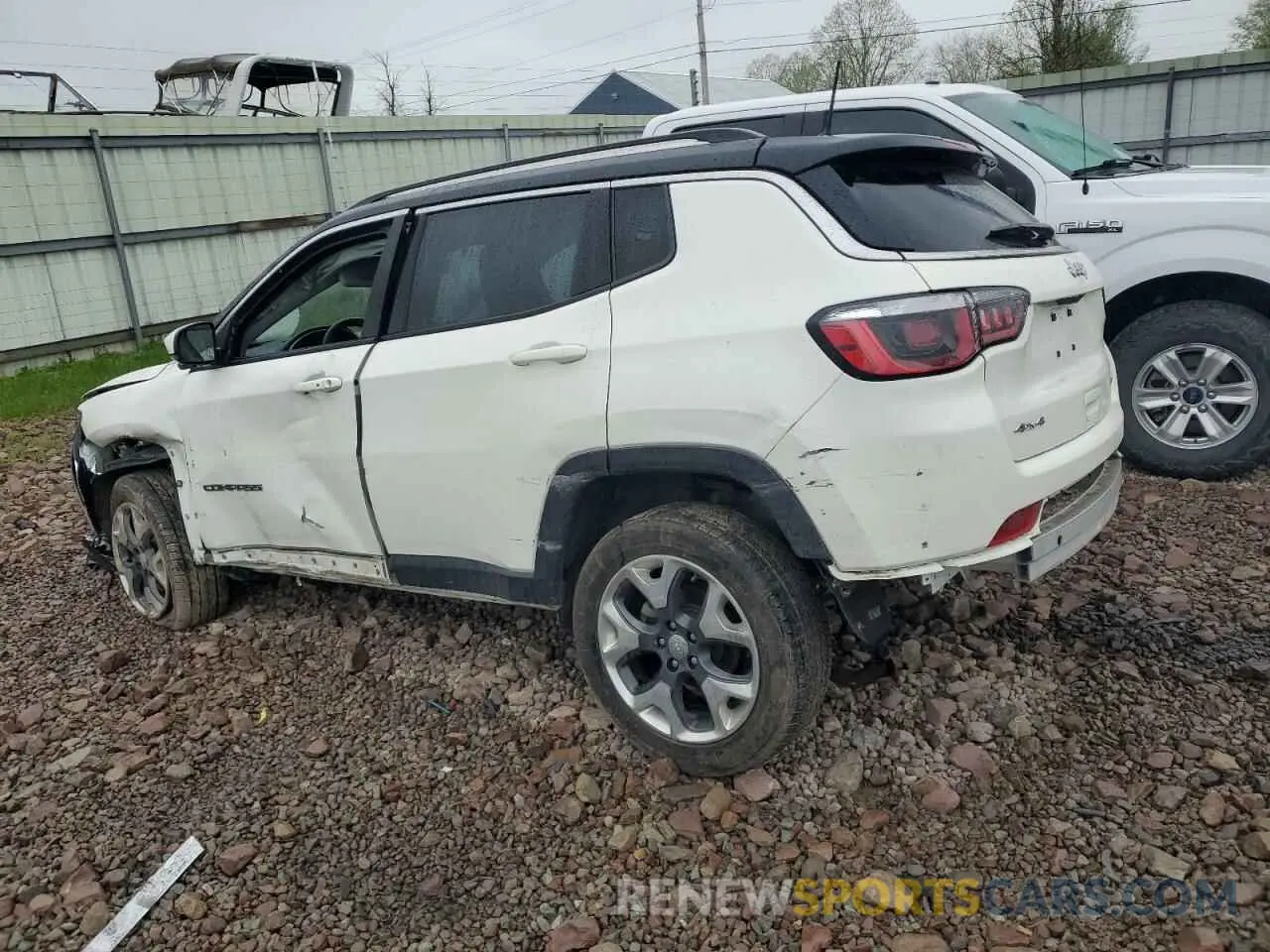 2 fotografías del automóvil dañado 3C4NJDCB0KT599043 JEEP COMPASS 2019