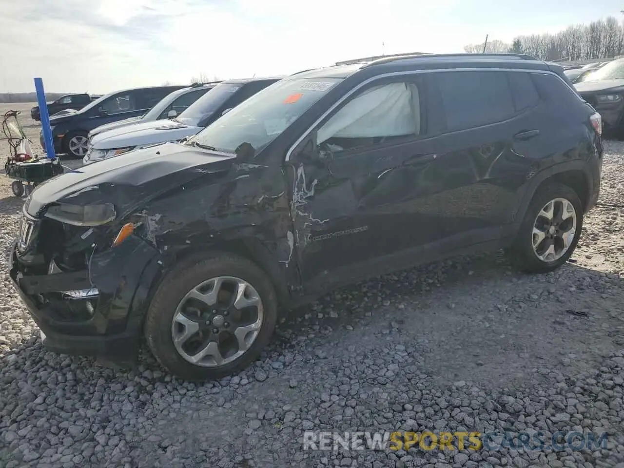 1 fotografías del automóvil dañado 3C4NJDCB0KT672458 JEEP COMPASS 2019
